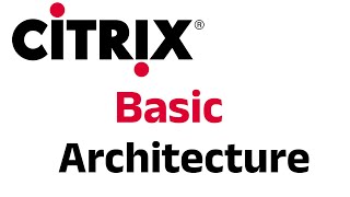 Citrix Basic Architecture [upl. by Adekan]