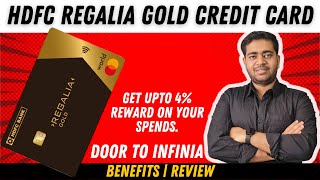 HDFC Bank Regalia Gold Credit Card Review 🔥 [upl. by Hsevahb908]