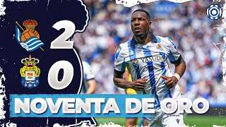 NOVENTA DE ORO REAL SOCIEDAD 20 UD LAS PALMAS [upl. by Nuawd]