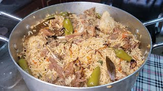 Degi Yakhni Pulao  Mutton Yakhni Pulao Recipe  Pulao recipe by RecipeTrier [upl. by Nagiem]