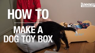 How To Build A Dog Toy Box  Bunnings Warehouse [upl. by Dielle597]