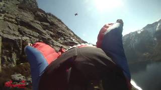 Wingsuit proximity flying with Vampire 4 [upl. by Attenehs]