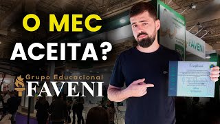 Como é o Certificado da Pós Graduação Faveni [upl. by Yrehc]