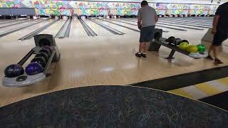 Bowling at Silva Lanes in Albuquerque New Mexico got a strike in this clip bowling shorts [upl. by Rogers907]