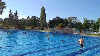 Palatinus Thermal Bath Budapest Hungary [upl. by Naitsirhk]