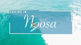 Foil Surfing Noosa quotSky Surfingquot [upl. by Adni]