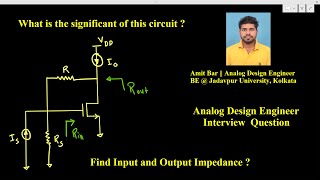 Find the input and output impedance of Transimpedance Amplifier [upl. by Adiari]