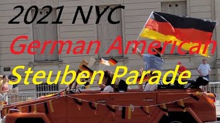 2021 NYC GermanAmerican Steuben Parade [upl. by Akehsyt]