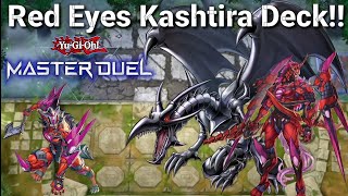 Red Eyes Kashtira Deck  Burn all life points  YuGiOh Master Duel [upl. by Mcclish548]