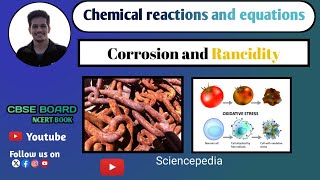 Corrosion and Rancidity  Chemical reactions and equations  Class 10th  CBSE  NCERT  cbse [upl. by Grearson]