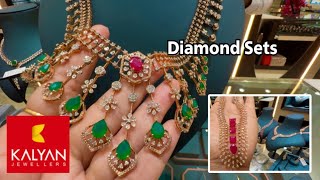 Kalyan Jewellers Latest Diamond Necklace Set Designs with PriceDiamond SetsNecklace DesignsDeeya [upl. by Koeninger]