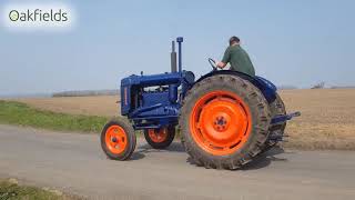 Fordson E27N Vintage amp Classic Tractor Road Run  Fordson P6 [upl. by Ardnohsal341]