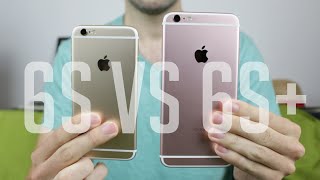 iPhone 6S VS iPhone 6S Plus  Lequel choisir  Comparatif [upl. by Egreog]