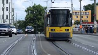 BVG Berliner Straßenbahn Typs GT6N [upl. by Ardnala]