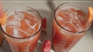 watermelon cantaloupe with ginger juice [upl. by Jochbed]