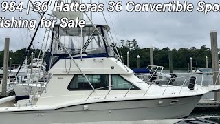 Listing Canceled  Hatteras Sportfishing Yacht [upl. by Teece]