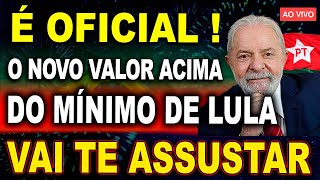 Aumento Do Salário PARA QUEM GANHA ACIMA DO MÍNIMO EM 2024  Acaba De Sair O Valor [upl. by Nelubez]