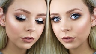 Dramatic Silver Prom Makeup Tutorial [upl. by Sammons]