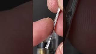 Foil Lock Impressioning Foillock decoder LockOpening key dorykey LocksmithTool fyp [upl. by Anelhtak]