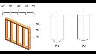 Modular Construction 1 Mullion Profile Family Revit [upl. by Delle172]