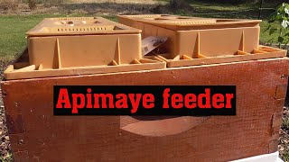 Apimaye beehive feeder [upl. by Oalsecnew]