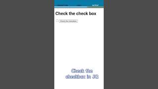 Check the checkbox in JQctutorialbynaziasohail [upl. by Fabi]