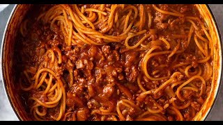 One Pot Pasta Bolognese [upl. by Georas]