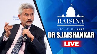 Raisina Dialogue 2024 LIVE  EAM S Jaishankar in conversation with Samir Saran President ORF [upl. by Diaz]