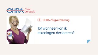 Tot wanneer kan ik mijn rekening declareren [upl. by Lalittah]