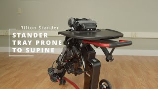 Converting the Rifton Stander tray from prone to supine [upl. by Carew999]