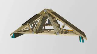 Trussed rafter roof [upl. by Blockus]