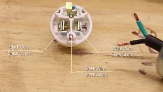 How to replace an extension cord plug [upl. by Aidyn]