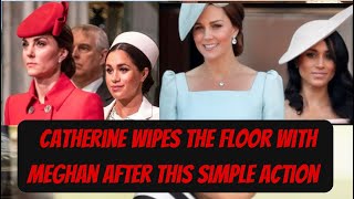 CATHERINE WIPES THE FLOOR WITH MEGHAN BY THIS ACTION LATEST PRINCESSOFWALES meghan meghanmarkle [upl. by Adiaj]