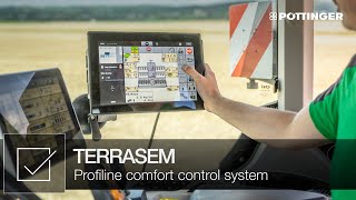 The Profiline comfort control system on the TERRASEM  PÖTTINGER [upl. by Airad]