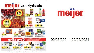 Meijer Weekly Ad US  06232024  06292024 [upl. by Crescentia858]