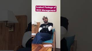 RCB management leaked video ipl megaauction [upl. by Erickson]