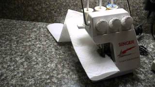 SINGER TINY SERGER SEWING MACHINE [upl. by Enajyram]