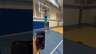 Man this tired me out😮‍💨 ballislife basketball hoops viral athlete trending bball shorts [upl. by Anehsak]