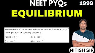 The solubility of a saturated solution of calcium fluoride is 2×104 moles per litre Its solubility [upl. by Halbeib]