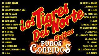 1 Hora De Puros Corridos De Los Tigres Del Norte Mix  Los Tigres Del Norte Mix Exitos Canciones [upl. by Atinod]