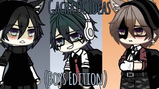 Gacha life OcOutfit Ideas  Boys Edition  Give Credits if You use  READ DESC [upl. by Simmonds]