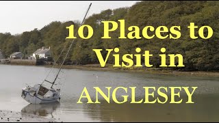 ANGLESEY  10 GREAT PLACES TO SEE  VISIT Includes  Rhosneigr Trearddur Beaumaris Newborough Menai [upl. by Newfeld]