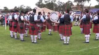 Canberra Burns Club Pipe Band Medley [upl. by Eidoj759]