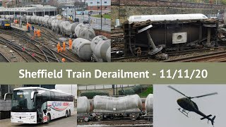 Sheffield Train Derailment 111120  Full Overview Of Incident [upl. by Wallace70]