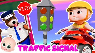 Traffic Signal Song for Kids  Traffic Light Song Hindi [upl. by Zachar]