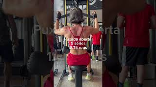 Puxada aberta growth suplementacao musculacao lifestyle academia [upl. by Veradi]