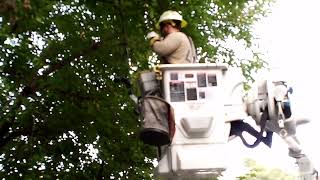 P3 Michael Fixing Power Line to My House power electric danger [upl. by Nyllij]