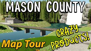 MIND BLOWING PRODUCTIONS YOU CAN MAKE CARS ON MASON COUNTY 🚜 MOD MAP TOUR 🗺️ GRAINMAN TRAVELS ✈️ [upl. by Heddi]