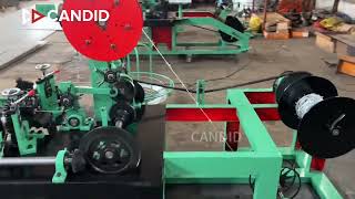 cSB Single wire barbed wire making machine [upl. by Demp]