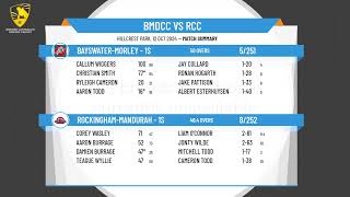 BayswaterMorley  1s v RockinghamMandurah  1s [upl. by Maxie]